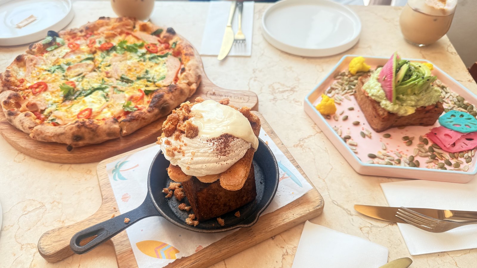Brunch and cake