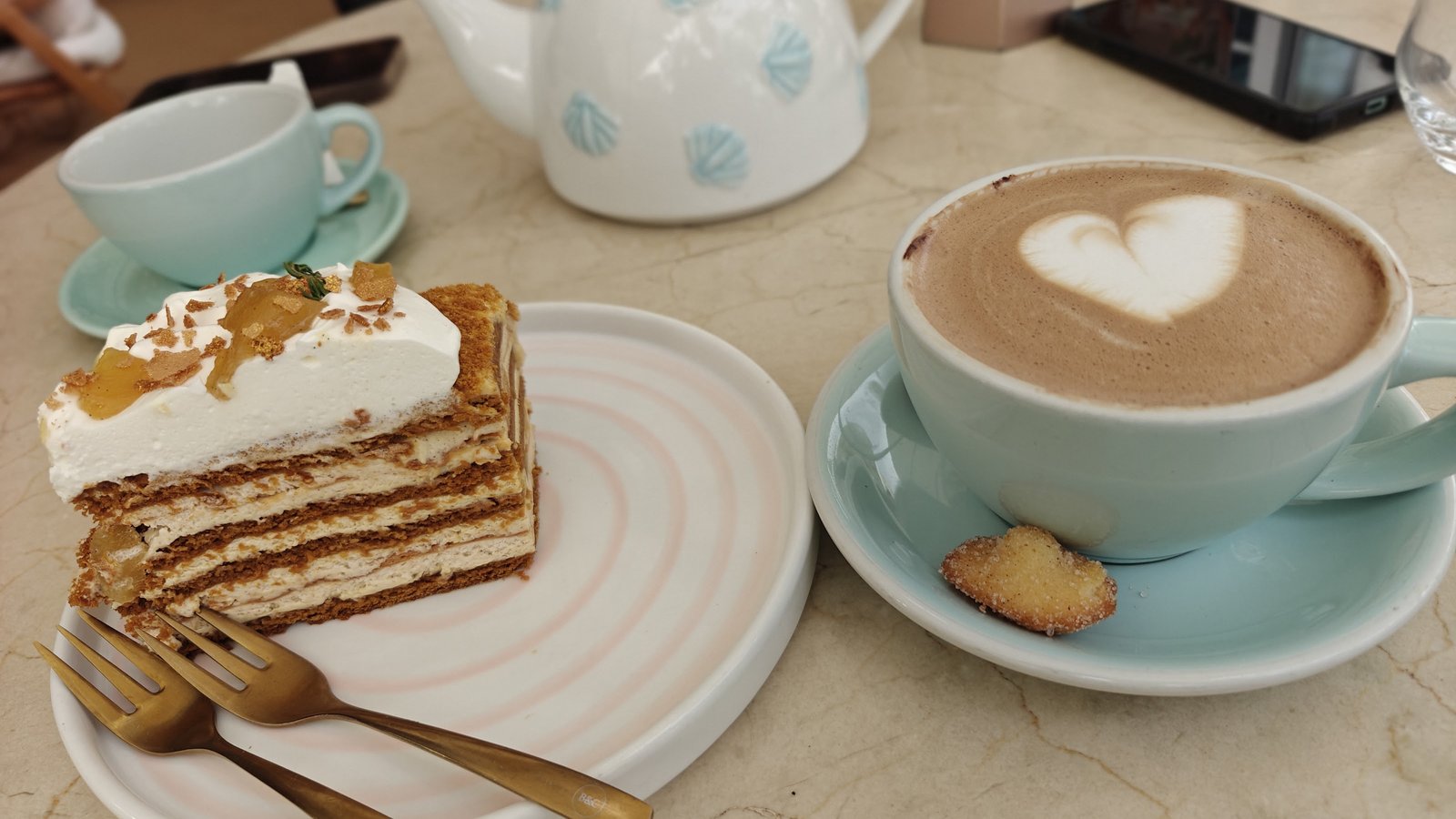 Brunch and cake